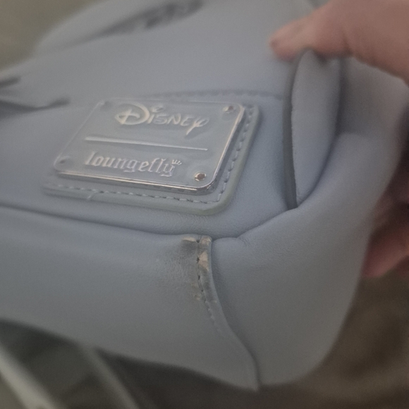 Loungefly Disney Eeyore Kids Backpack - Light Blue and Pink - Picture 4 of 5